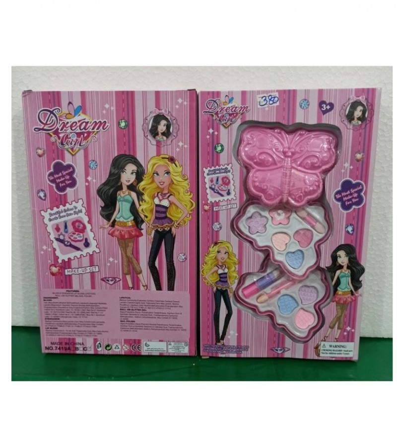 3 Layer Pure Makeup Dream Girl Makeup Kit for Baby Girls Non-Toxic