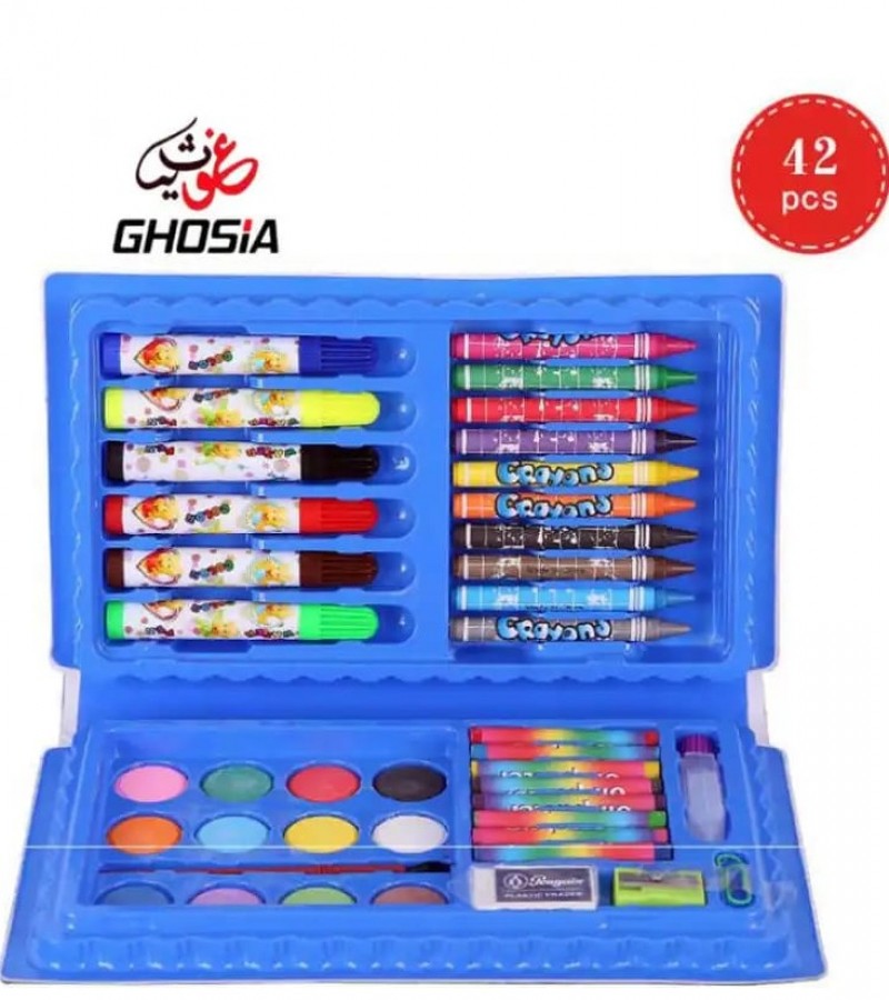 42 Pcs Set Hand portable Children’s Art Painting Supplies Set Child Surprise Gift Painting Set