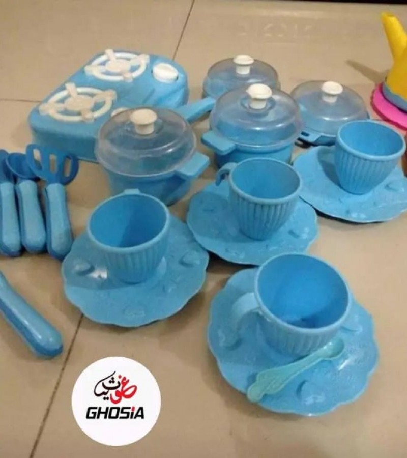 Colorful Dream Kitchen Set 20 Pcs Crockery Set for kids Sale price Buy online in Pakistan ghosiamalls.farosh.pk