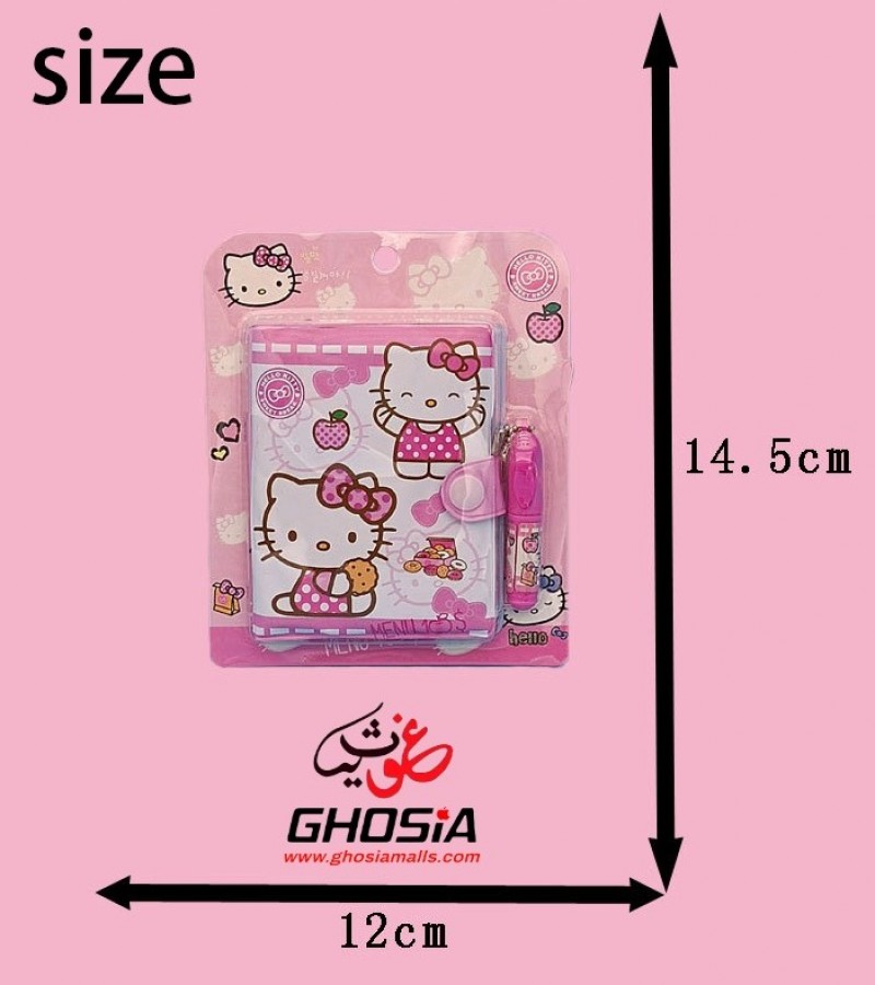 Hello Kitty Edition Small Autograph Diary With Mini Princess Ballpoint Little Themed Stationery Gift