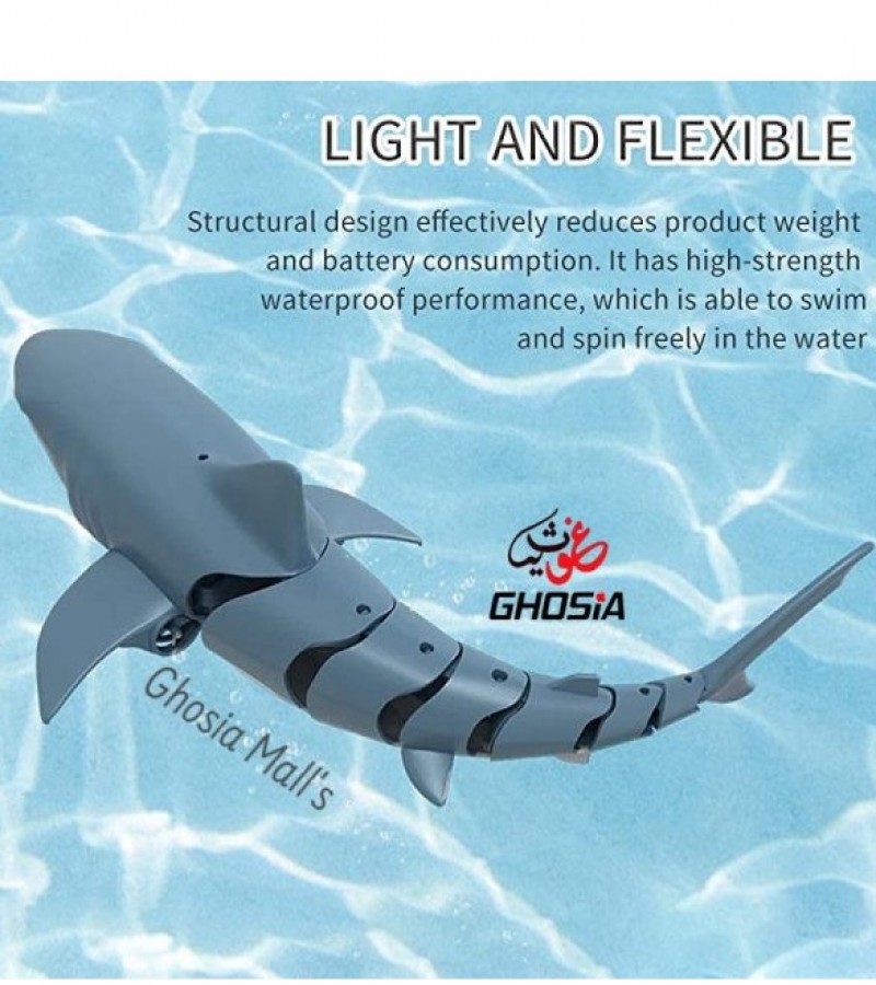 Highly Simulated Remote Control Shark Boat Toy USB Charging
