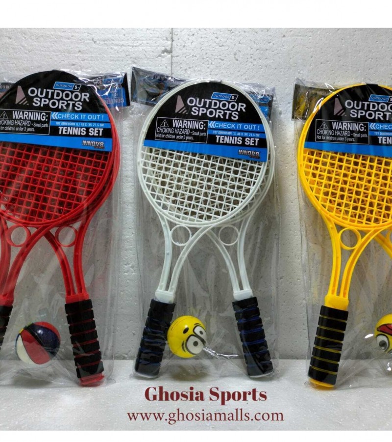 Junior Sports Plastic Tennis Rackets Foam Grip With Colorful Ball – 2722