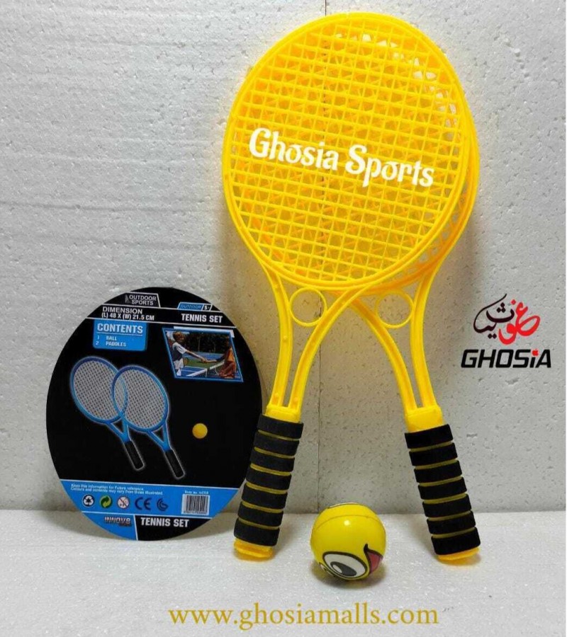 Junior Sports Plastic Tennis Rackets Foam Grip With Colorful Ball – 2722