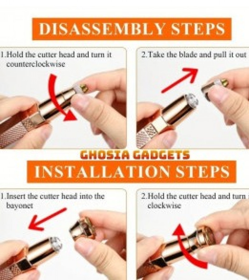 Original Flawless 2in1 eyebrow trimmer and hair remover for women Original Rechargeable