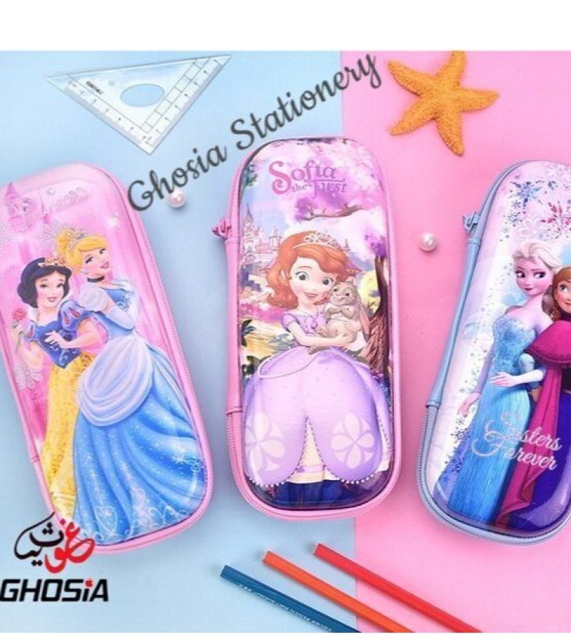 Stationary Large Capacity Bag Waterproof Hard 3D Cartoon Case